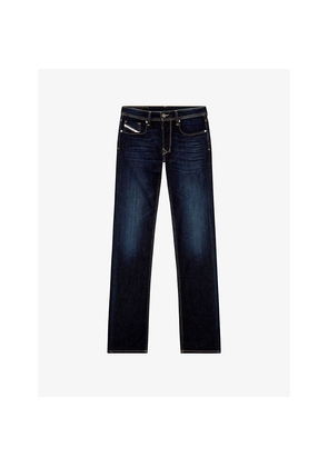 Mens Diesel 1985 Larkee Faded-Wash Straight-Leg Stretch-Denim Jeans