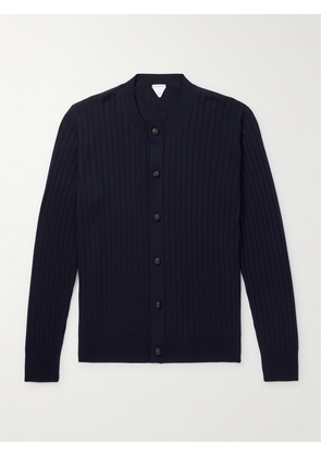 Bottega Veneta - Ribbed Wool Cardigan - Men - Blue - S