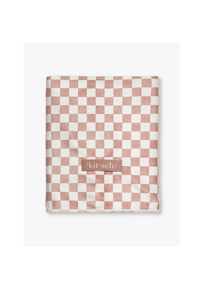 Kitsch Check-Print Extra-Large Quick-Dry Hair Towel