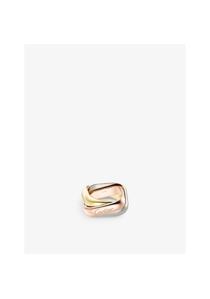 Cartier Trinity Large 18ct White, Rose and Yellow-Gold Ring