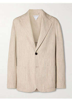 Bottega Veneta - Oversized Woven Suit Jacket - Men - Neutrals - IT 48