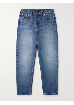 A.P.C. - Martin Straight-Leg Cropped Stonewashed Jeans - Men - Blue - UK/US 28