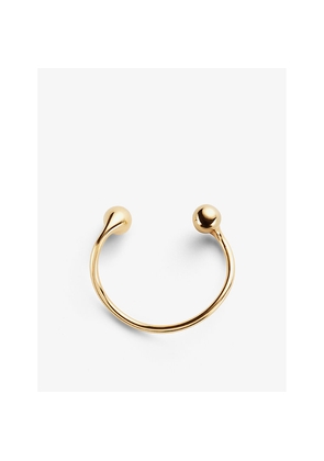 Womens Bottega Veneta Drop Gold Plated Bracelet