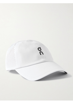 ON - Court Logo-Appliquéd Perforated Recycled-Shell Tennis Cap - Men - White