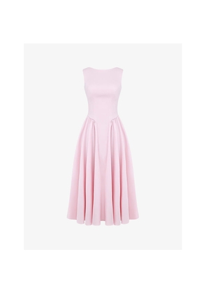 Womens House of CB Cindy Cut-Out Woven Midi Dress