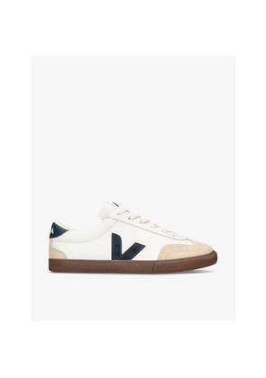 Womens Veja Women's Volley Logo-Embroidered Canvas Low-Top Trainers