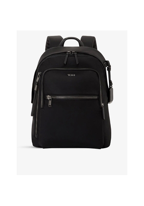 Tumi Halsey Zip-Pocket Branded Nylon Backpack