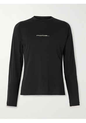 Portal - Lateral Peak Logo-Print Recycled-Jersey T-Shirt - Men - Black - XS