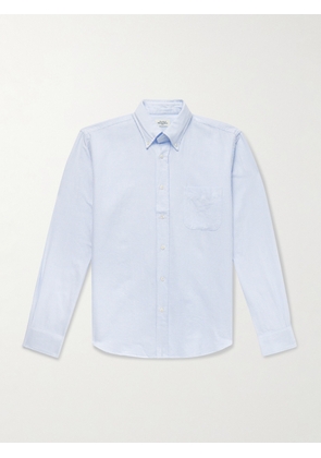 Hartford - Pitt Button-Down Collar Striped Cotton Shirt - Men - Blue - S