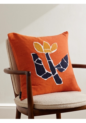 The Conran Shop - Charlie Sheppard Cotton Cushion, 50 x 50cm - Men - Orange