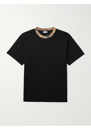 Burberry - Cotton-Jersey T-Shirt - Men - Black - XS