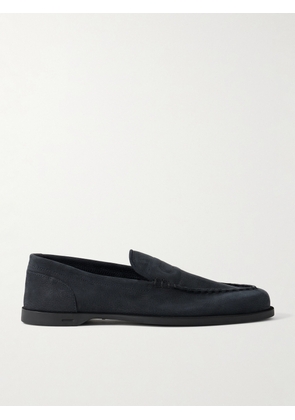 John Lobb - Pace Suede Loafers - Men - Blue - UK 6