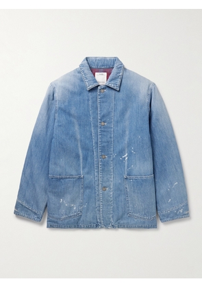 Visvim - Social Sculpture Paint-Splattered Denim Jacket - Men - Blue - 1