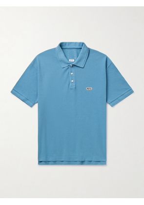 Visvim - Jumbo Weller Garment-Dyed Cotton-Piqué Polo Shirt - Men - Blue - 1