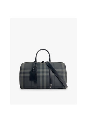 Mens Burberry Boston Faux-Leather Holdall