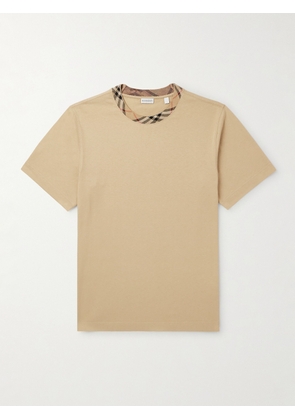 Burberry - Cotton-Jersey T-Shirt - Men - Neutrals - XS