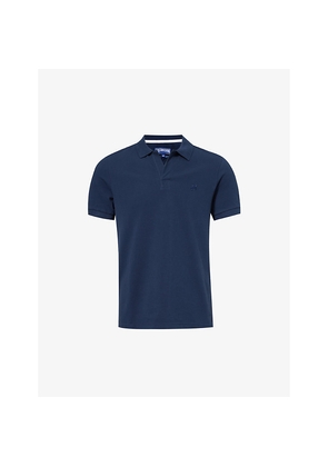 Mens Vilebrequin Palatin Logo-Embroidered Cotton Polo Shirt