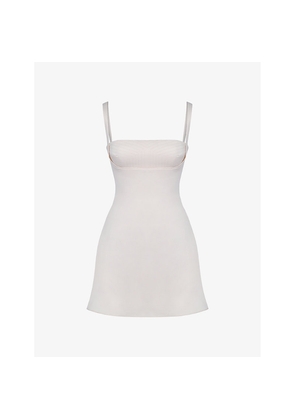 Womens House of CB Kara Stretch-Woven Mini Slip Dress