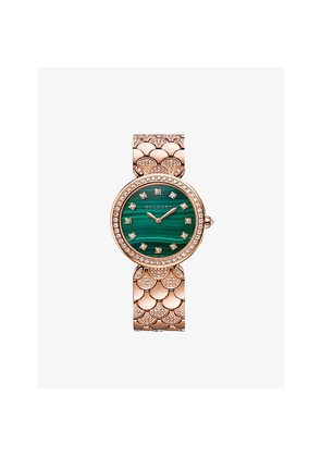 Bvlgari Divina 18ct Rose-Gold and 2.69ct Diamond Quartz Watch