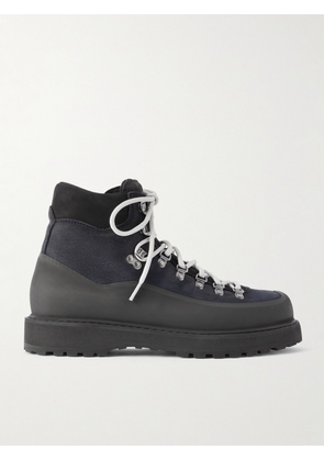 Diemme - Roccia Vet Rubber-Trimmed Full-Grain Leather Hiking Boots - Men - Black - EU 40