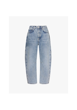 Womens Rag & Bone Charlie Wide-Leg High-Rise Jeans