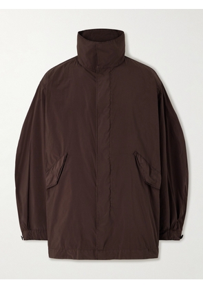 ATON - Garment-Dyed Shell Jacket - Men - Brown - S