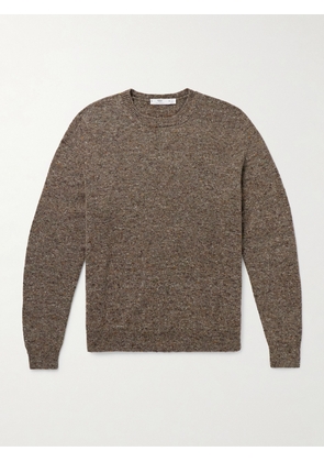 Inis Meáin - Merino Wool and Cashmere-Blend Sweater - Men - Brown - S