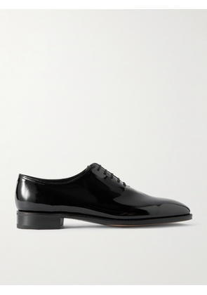 John Lobb - Marldon Whole-Cut Patent-Leather Oxford Shoes - Men - Black - UK 6