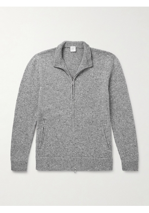 Eleventy - Wool-Blend Zip-Up Cardigan - Men - Gray - XS