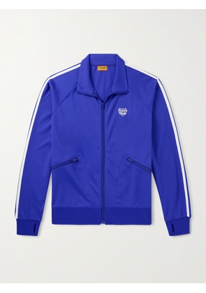 Human Made - Logo-Embroidered Striped Tech-Jersey Track Jacket - Men - Blue - S