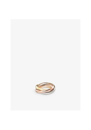 Cartier Trinity Medium 18ct White-Gold, Yellow-Gold and Rose-Gold Ring