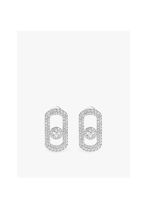 Messika So Move Pavé 18ct Gold and 1.3ct Diamond Earrings