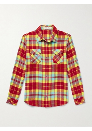 God's True Cashmere - Checked Cashmere Shirt - Men - Red - S