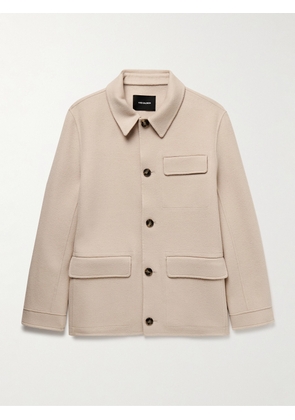 Yves Salomon - Wool and Cashmere-Blend Felt Overshirt - Men - Neutrals - IT 46