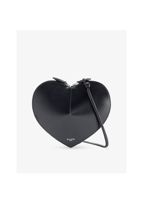 Womens Alaia Le Coeur Leather Cross-Body Bag