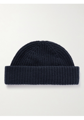 NN07 - Sailor 6650 Ribbed Wool-Blend Beanie - Men - Blue