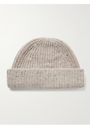 NN07 - Sailor 6697 Ribbed Wool-Blend Beanie - Men - Neutrals