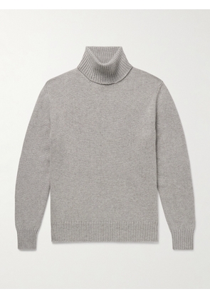 SEASE - Cashmere Rollneck Sweater - Men - Gray - S