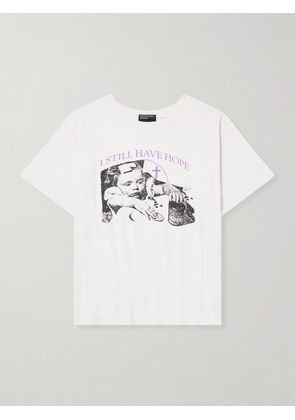 Enfants Riches Déprimés - I Still Have Hope Printed Cotton T-Shirt - Men - Neutrals - M