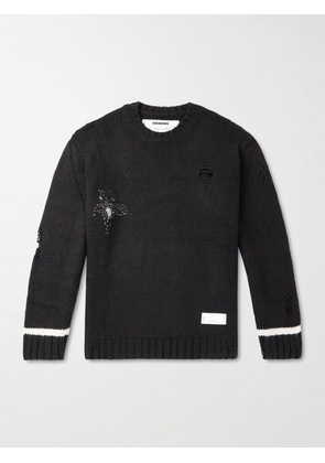 Neighborhood - Savage Embroidered Woven Sweater - Men - Black - S