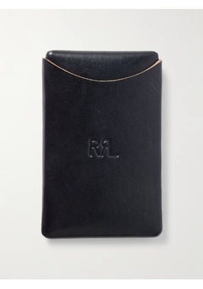 RRL - Logo-Debossed Leather Cardholder - Men - Black