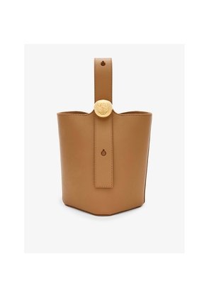 Womens Loewe Pebble Mini Leather Bucket Bag