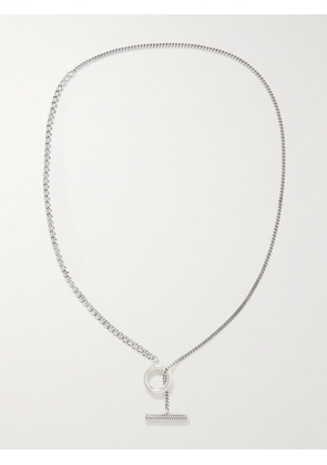 Bottega Veneta - Intrecciato Sterling Silver Necklace - Men - Silver
