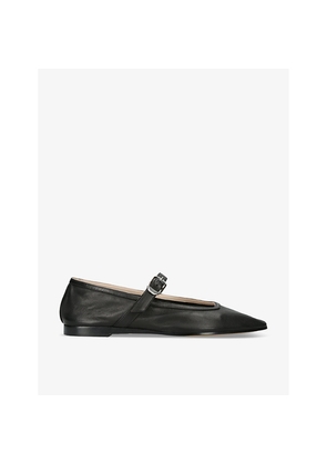 Womens Le Monde Beryl Mary Jane Leather Ballet Flats