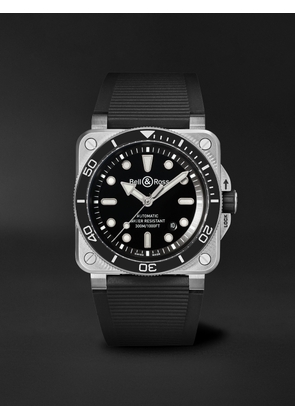 Bell & Ross - BR-03 Diver Automatic 42mm Stainless Steel and Rubber Watch, Ref. No. BR03A-D-BL-ST/SRB - Men - Black