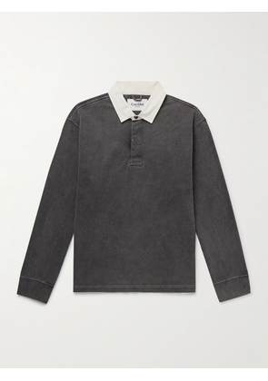 Corridor - Rugby Cotton-Jersey Polo Shirt - Men - Black - S