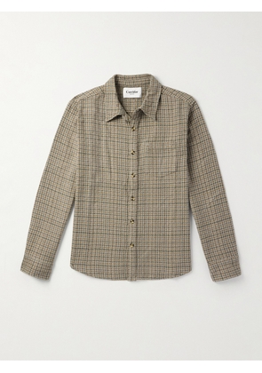 Corridor - Moonrock Checked Cotton Shirt - Men - Brown - S