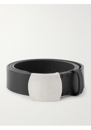 Neighborhood - 3cm Full-Grain Leather Belt - Men - Black - M