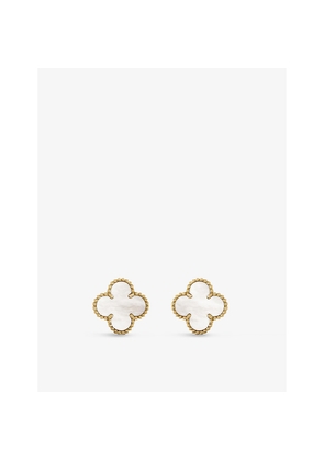 Van Cleef & Arpels Vintage Alhambra Gold and Mother-Of-Pearl Earrings