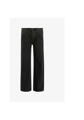 Mens Allsaints Lenny Relaxed-Fit Wide-Leg Jeans
